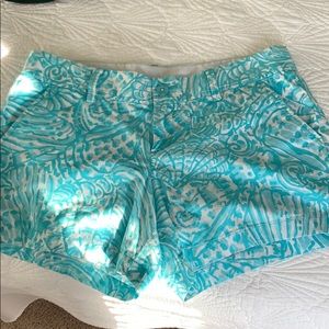 Lilly Pulitzer Blue Callahan Shorts, NWOT